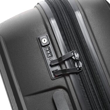 Валіза DELSEY PARIS Belmont Plus розширювана, чорна, розмір M