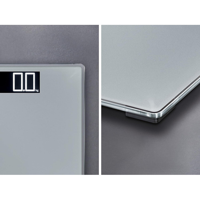 Електронна вага Soehnle Style Sense Comfort 600, до 200 кг, велике LCD-дисплей, безпечний стійкий корпус