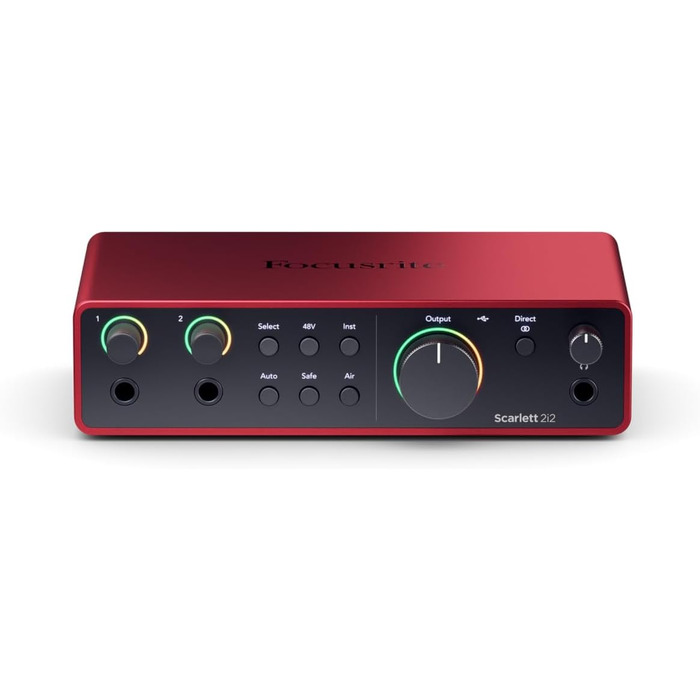Аудіоінтерфейс Focusrite Scarlett 2i2 4-го покоління USB