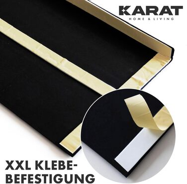 Гумовий килимок на сходи KARAT протиковзкий та всепогодний, Diamond, 30x120 см, чорний