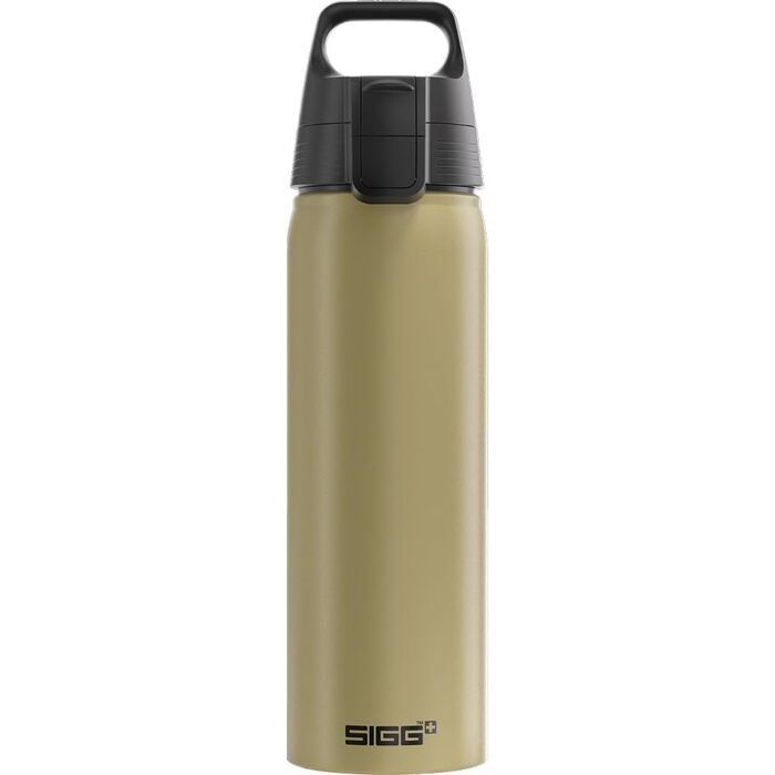 Алюмінієва пляшка для води SIGG WMB ONE, герметична, підходить для газованих напоїв, BPA-free, 0.75 л, колір Caramel Sand