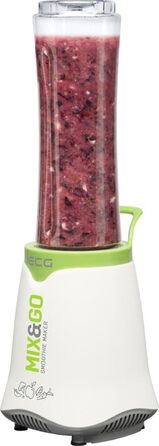Смузі-мейкер ECG SM 3510 Mix&Go, 350 Вт, пластик, біло-зелений