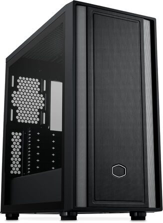 Корпус для ПК Cooler Master MasterBox 600 Lite, Mid-Tower, підтримка E-ATX, потужний повітряний потік, сумісний з материнськими платами Back Connect, охолодження до 420 мм, 7 вентиляторів, бічна панель із загартованого скла, USB 3.2 Gen 1 Type-C