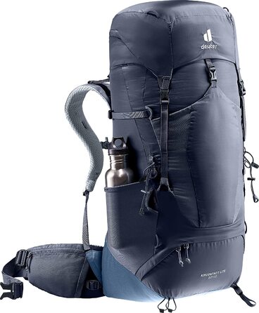 Рюкзак для трекінгу Deuter Aircontact Lite 50+10 л, легкий, чорний-синій