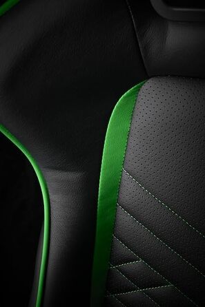 Ігрове крісло Razer TAROK PRO від Zen Gaming, чорне/зелене, з меморі-піною для попереку, подушкою для шиї, 3D-підлокітниками