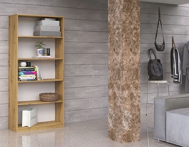 Стелаж TopEshop 80 x 30 x 182 см, дуб