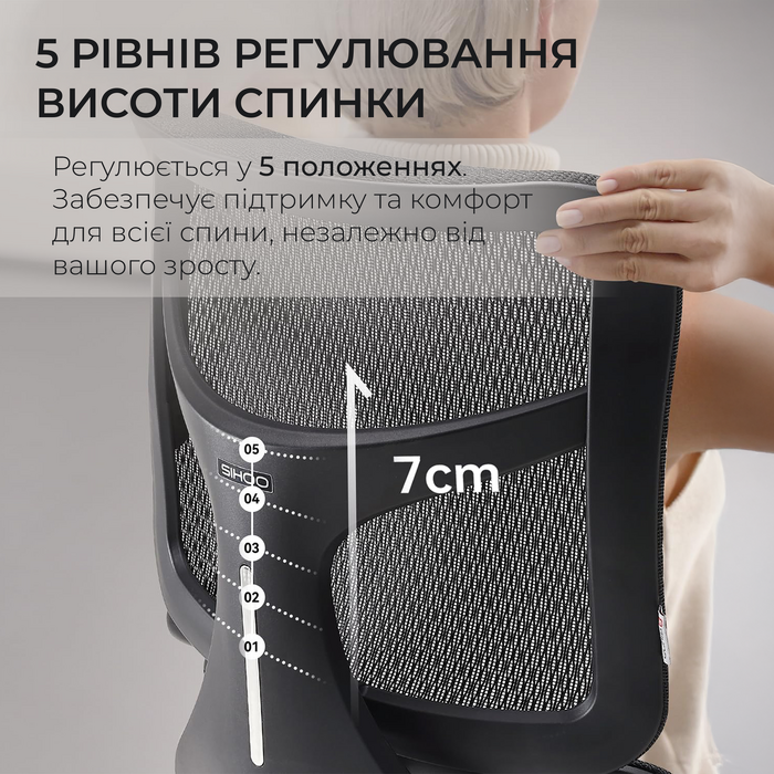 Крісло офісне Sihoo DORO S100 Mesh Black