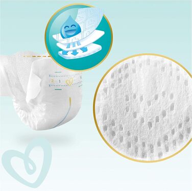 Підгузки Pampers Premium Protection New Baby для новонароджених, розмір 1, 72 шт