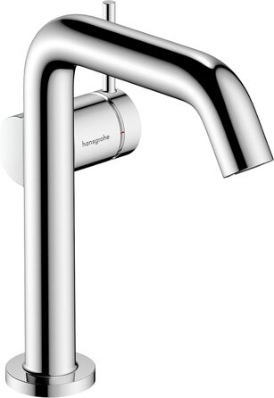 Змішувач для ванної кімнати Hansgrohe Tecturis S Fine з Push-Open та EcoSmart+ (економія води), витяжка 110 мм, хром