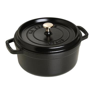 Кокотниця кругла 18 см, чорна Staub