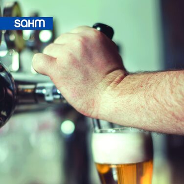 Набір пивних келихів Sahm Vienna Pokal 0,3 л (6 шт) – тюльпан для пива, келихи для пілснера та крафтового пива, можна мити в посудомийній машині