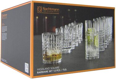 Подарунковий набір Highland 6 шт Набір келихів для лонг-дрінку Tumbler & 6шт, 12