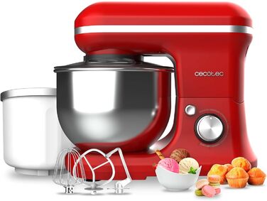 Міксер Cecotec Cecomixer Merengue 5L 1200W: 6 швидкостей, нержавіюча чаша 5л, 5 функцій + збирання морозива