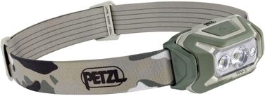 Ліхтарик налобний PETZL Aria 2, камуфляж зелений, для туризму та кемпінгу