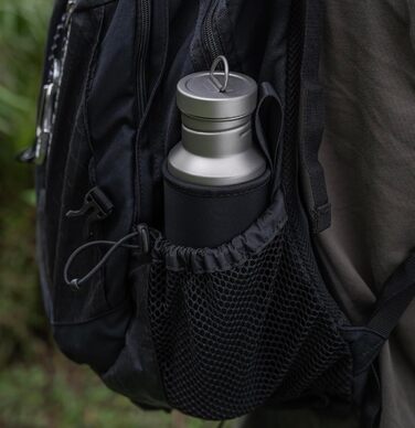 Фляга для води iBasingo Titan 550ml - Металева, для туризму, спорту, з широким горлом