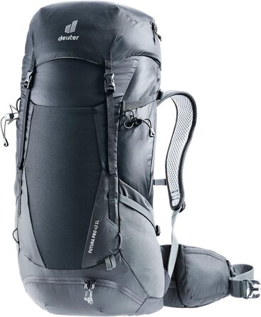 Рюкзак Deuter Futura Pro 42 EL, 42 л, чорний/графіт, для трекінгу та походів, великий розмір