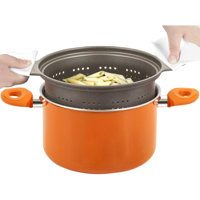 Набір каструль BRUNNER Mandarina, 9 предметів, антипригарне покриття