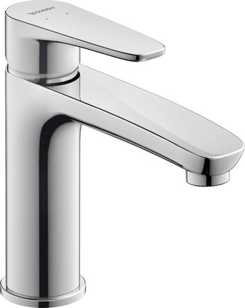 Змішувач для умивальника Duravit B.1, розмір M (висота виливу 110 мм), хром, з керамічною картридж, без зливного механізму