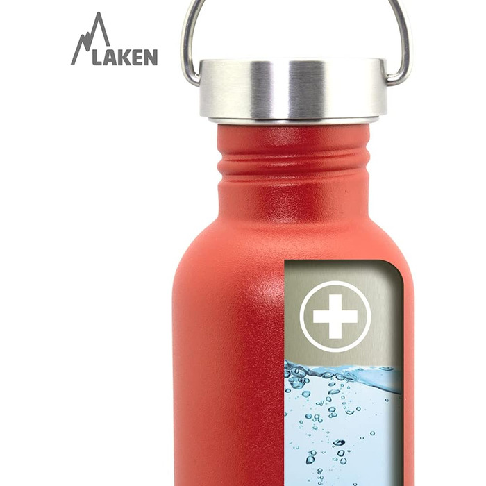 Спортивна пляшка для води LAKEN для хлопчиків, 1000 мл, червона