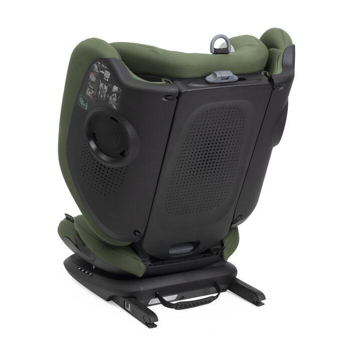 Дитяче автокрісло Chicco Fold&Go S i-Size (100-150 см) група 2/3, з Isofix, складане, колір зелений