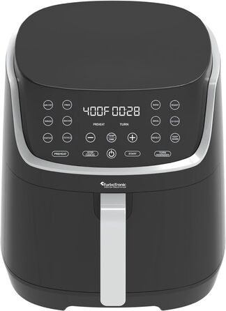 Цифрова аерофритюрниця XL 8 л AF13D, 13 програм, без масла, 80-200°C, чорна