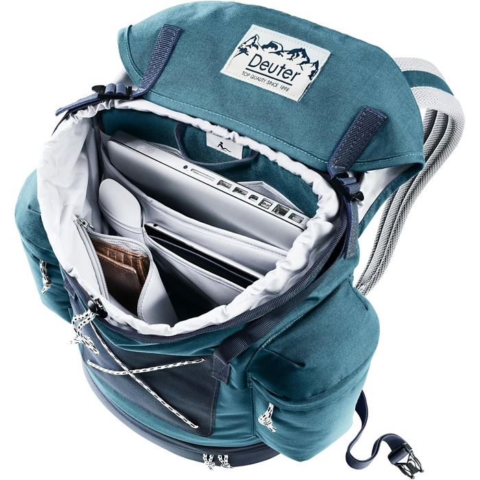 Рюкзак Deuter Wengen Vintage 25 л, для міста та подорожей, синій Atlantic-Ink