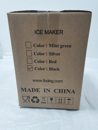 Льодогенератор побутовий з автоочищенням 15 кг/24год, срібний - Ice Maker для дому та офісу