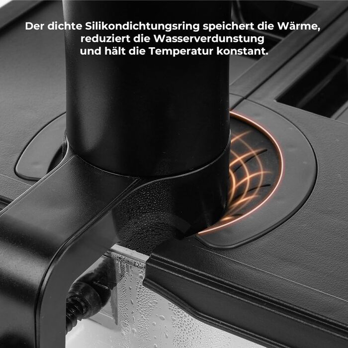 Контейнер для Sous Vide 11л з кришкою та решіткою, полікарбонат (без BPA), універсальний для багатьох Sous Vide пристроїв