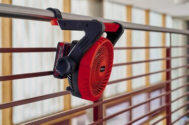 Акумуляторний вентилятор Einhell GE-CF 18/2200 Li-Solo Power X-Change, 18 В, 3 швидкості, Li-Ion, поворот 360°, без акумулятора та зарядного пристрою