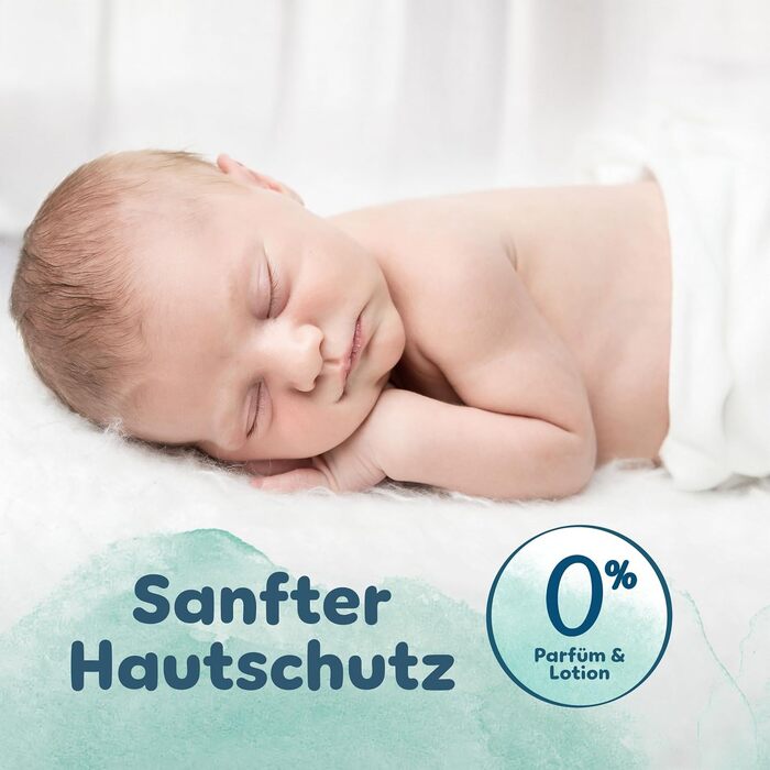 Дитячі підгузки Pampers Harmonie розмір 1 (2-5 кг), гіпоалергенні, на рослинній основі, 180 шт.