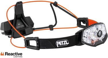 Ліхтарик налобний PETZL NAO RL, чорний, універсальний розмір, для туризму та спорту, унісекс