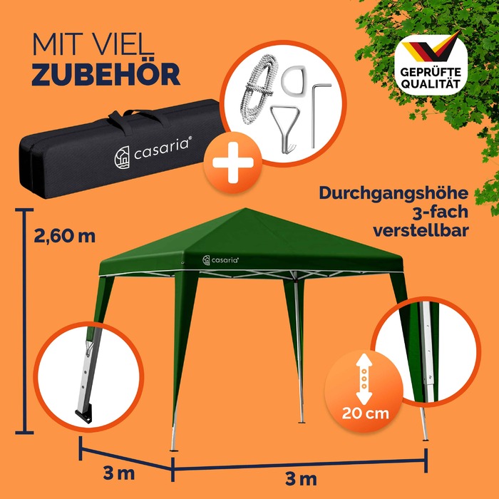 Альтанка Капрі - Popup Green 3x3м
