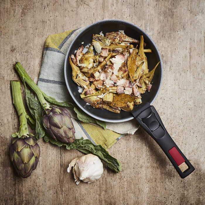Набір сковорідок Sitram 3 шт. знімна ручка, чорний
