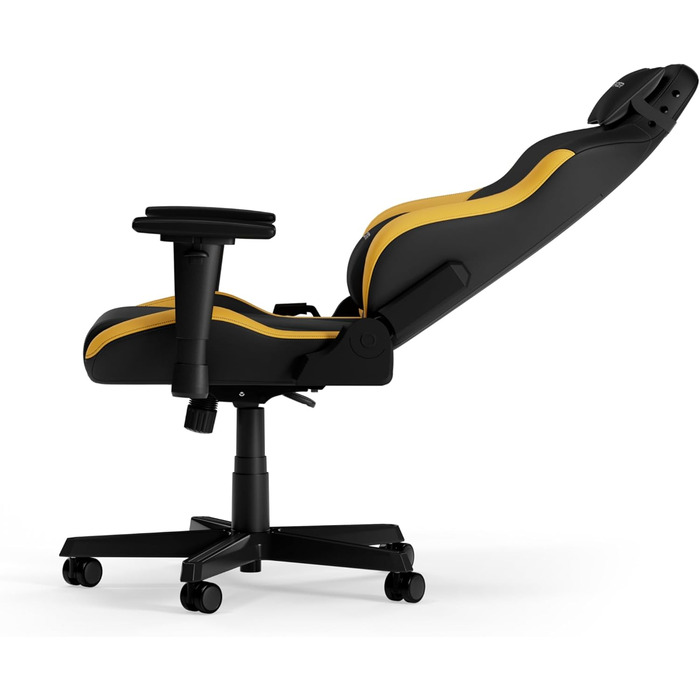 Ігрове крісло DXRacer DRIFTING L, чорне/жовте, EPU шкіра, оригінал
