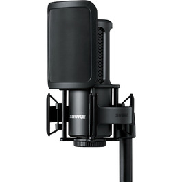 Студійний конденсаторний мікрофон Shure SM4 XLR для вокалу та інструментів, міцний металевий корпус, оптимізований для домашньої студії, готовий до мікшування аудіо