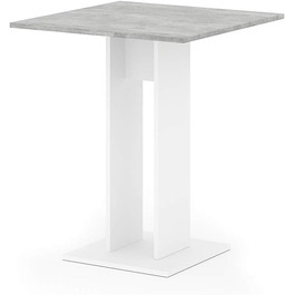 Стіл журнальний Vicco Repose, 65x65 см, бетонний, для вітальні/їдальні