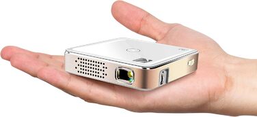 Портативний проєктор Kodak Luma: 1080p HD LED DLP з вбудованим динаміком, HDMI, USB, Micro SD, сумісний з iOS та Android
