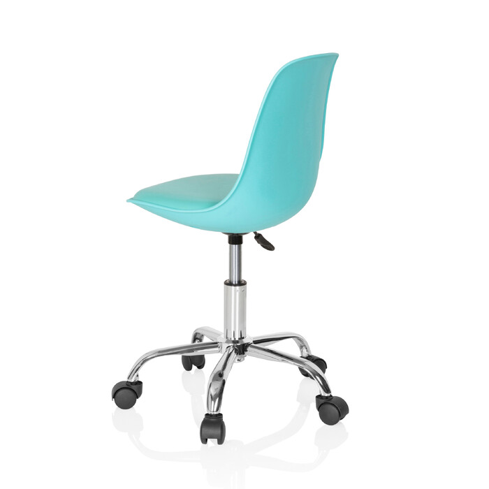 Дитячий стілець-крісло FANCY II, обертовий, бірюзовий, hjh OFFICE