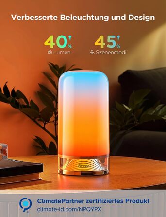 Govee LED-лампа настільна, торшер з торканням, RGBICWW, керування Alexa, 64 режими, 500 люмен, Matter, 2700-6500K, для вітальні та спальні