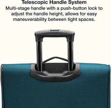 Набір валіз U.S. Traveler Anzio Softside Spinner 3-Piece (22/26/30) блакитно-зелений