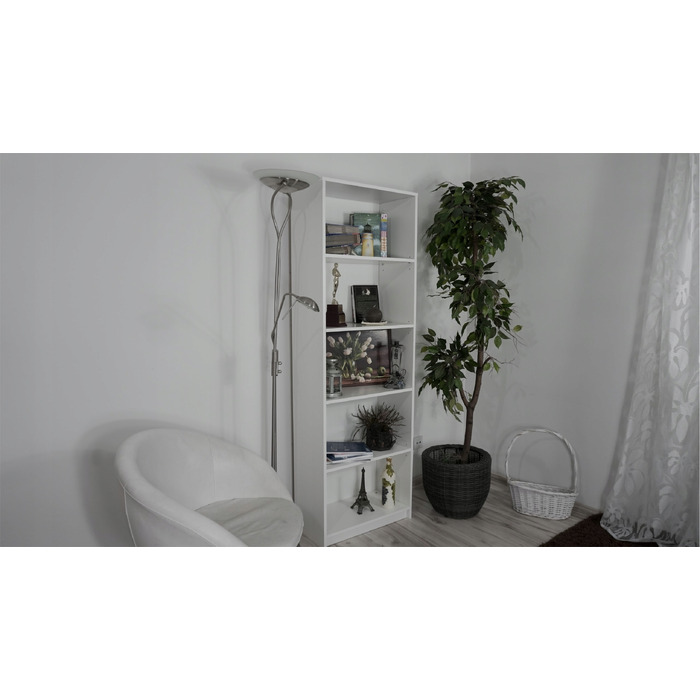 Стелаж SaraMeble 60 x 30 x 182 см, білий