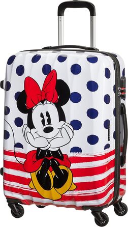 Валіза American Tourister Disney Legends Minnie Blue Dots, синя з крапками, для подорожей