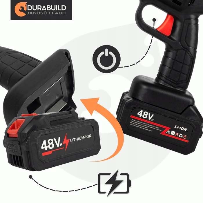 Акумуляторна мийка високого тиску Durabuild 30 бар, 500 Вт, 5 м
