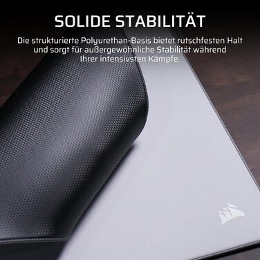 Ігровий килимок для миші Corsair MM PRO Control, середній розмір (320x300 мм), сірий