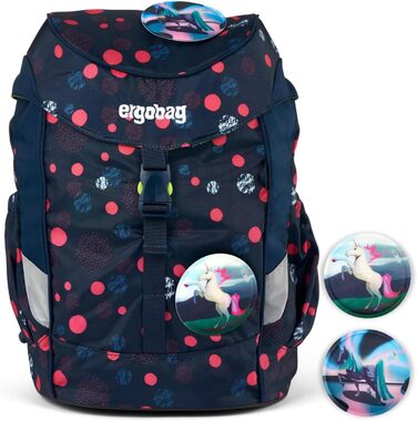 Дитячий ергономічний рюкзак ergobag mini, 10 л, для школи, формат А4, фіолетовий Phantbärsiewelt