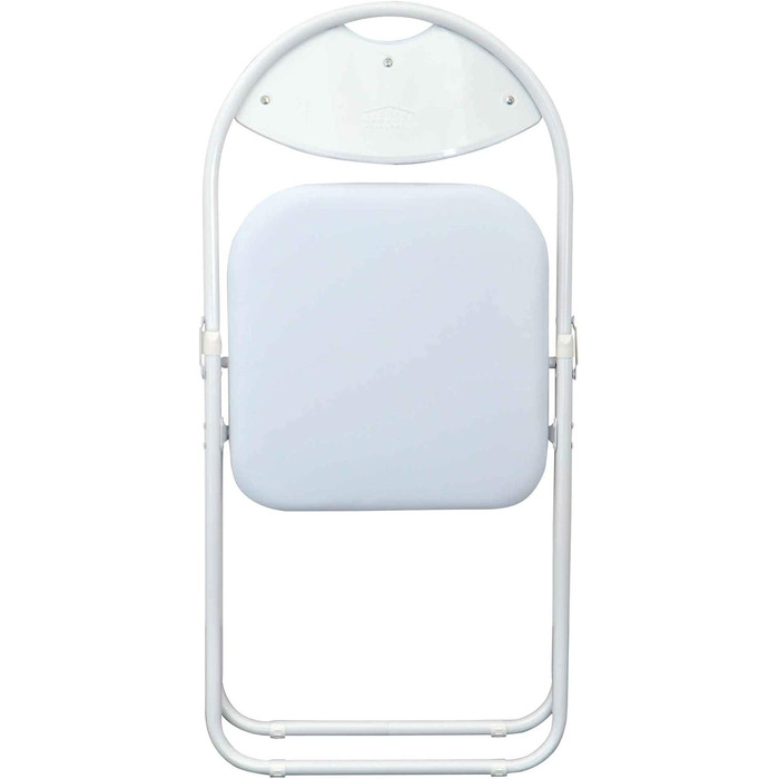 Складані офісні стільці Harbour Housewares з м'якою оббивкою, білі (набір 2 шт.)