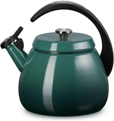 Емальований чайник Le Creuset зі сталі, 2.2 л, колір Артишок (Flamme)