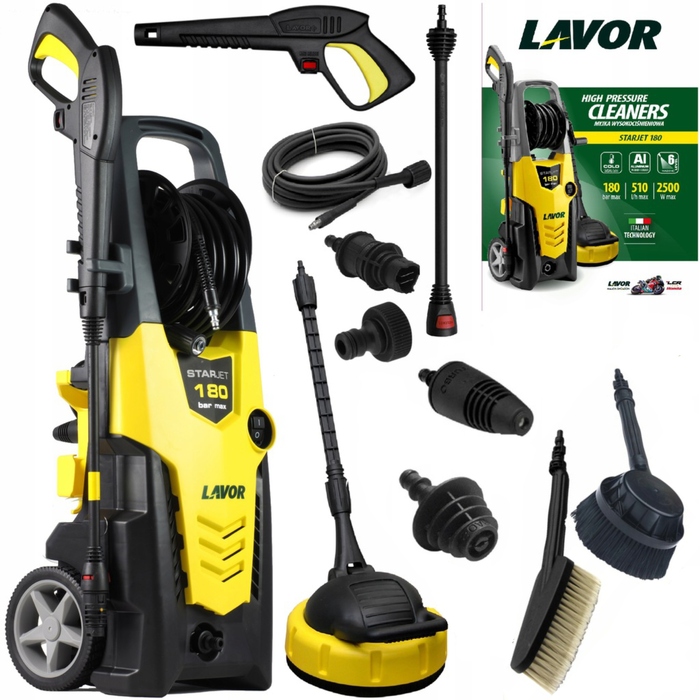 Мийка високого тиску LAVOR STARJET 180 бар, алюмінієвий насос