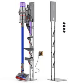 Підставка для пилососа Dyson V15 V12 V11 V10 V8 V7 V6 та серії DC — Стійка для зберігання з вугільцевої сталі з антиковзаючим дизайном