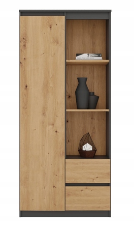 Стелаж TopEshop TES, 80 x 180 x 35 см, багатоколірний